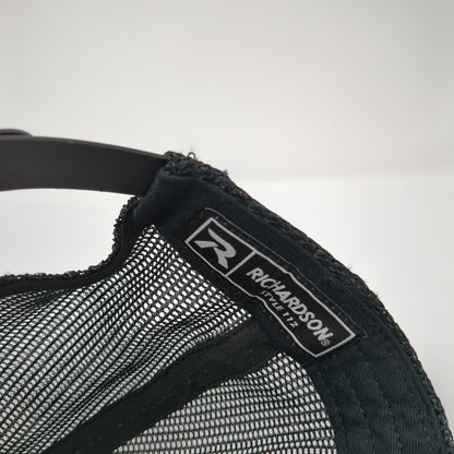 sbsc Real Estate Snapback Trucker Hat Black OS Adjustable Mesh Back Richardson