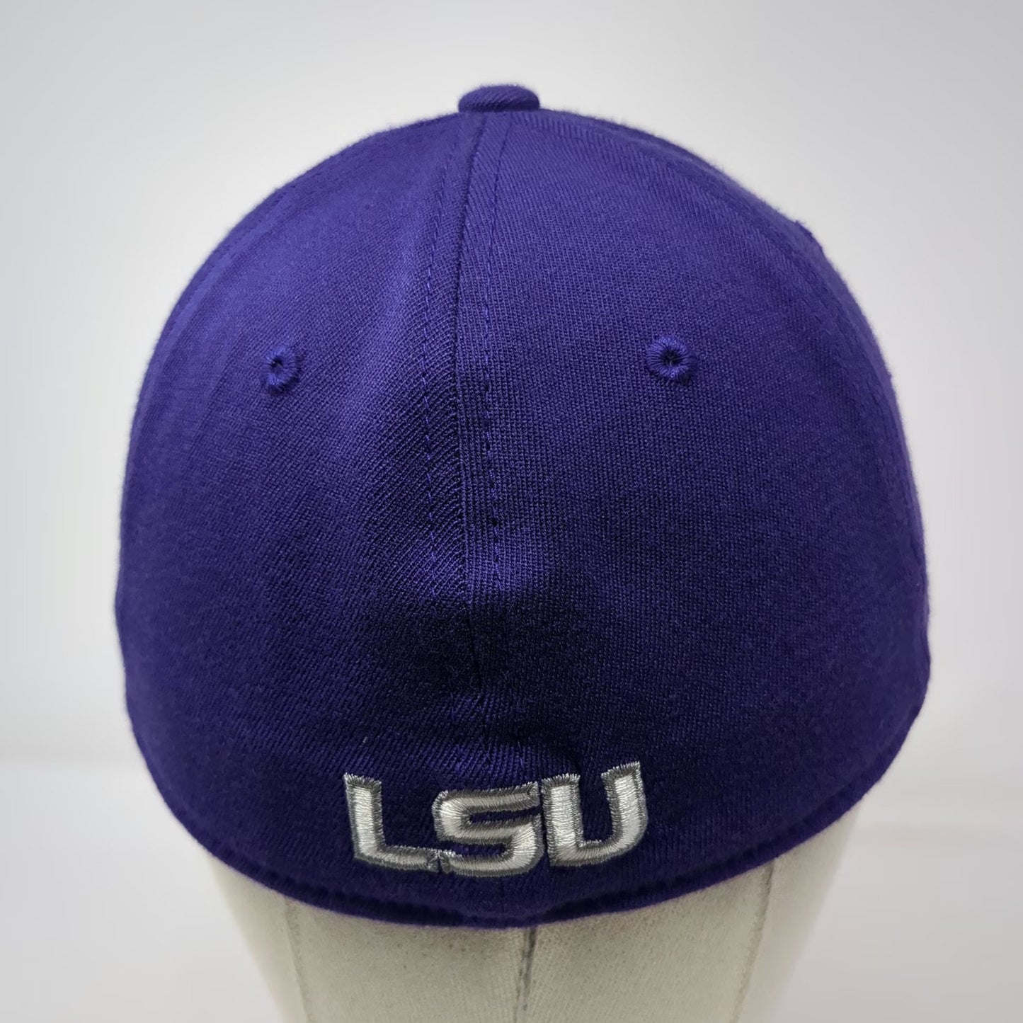 LSU Tigers NCAA Top of the World Cap Purple One Size Stretch Fit Two Tone Hat