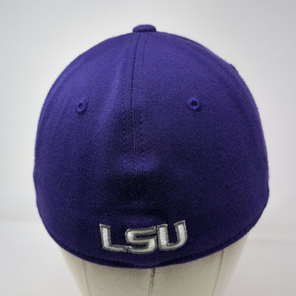 LSU Tigers NCAA Top of the World Cap Purple One Size Stretch Fit Two Tone Hat