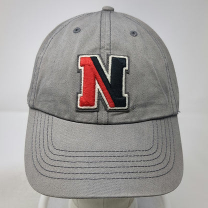 '47 Northeastern Huskies NCAA Gray L Cap Hat Green Underbrim Cotton Embroidered