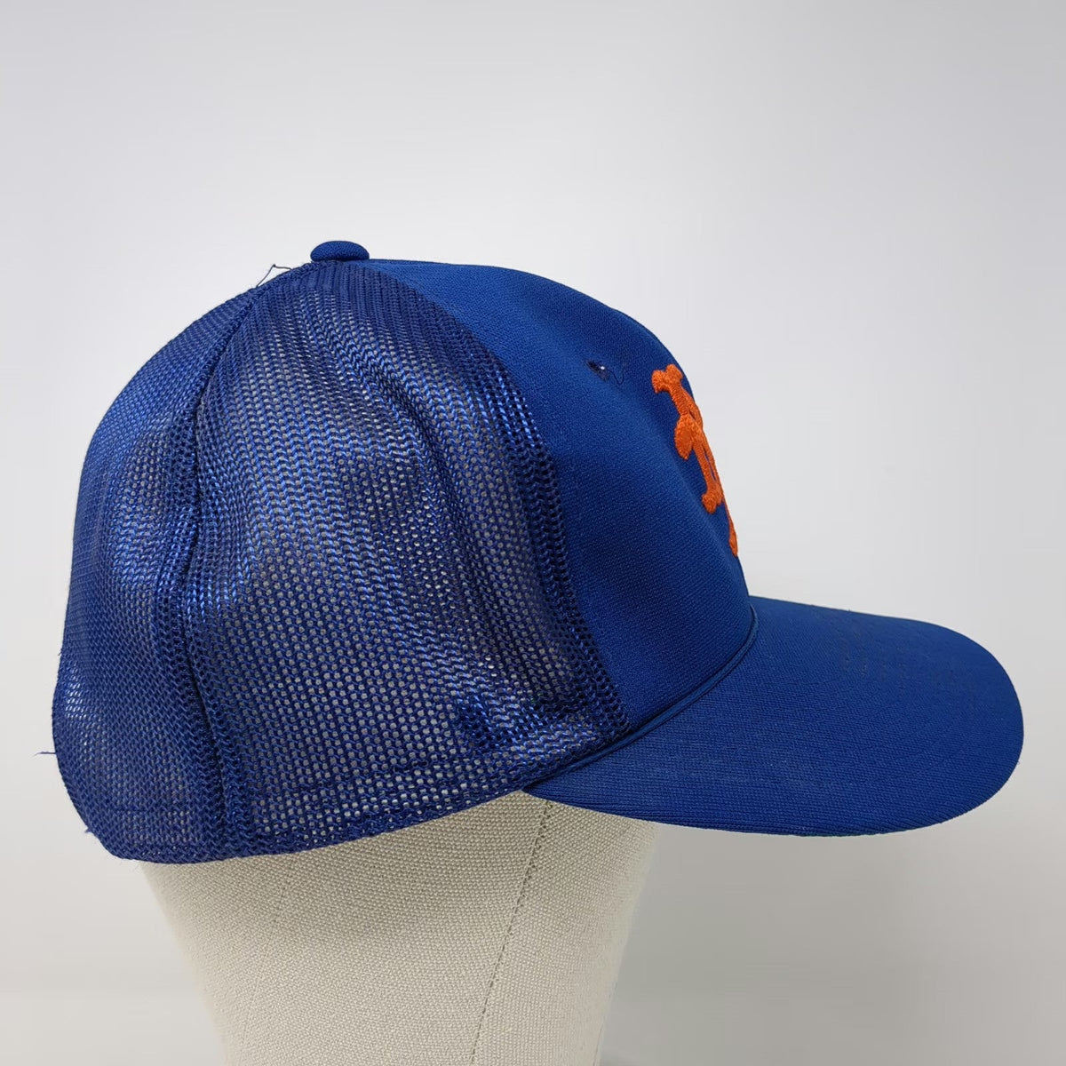 Sports Specialties New York Mets MLB Blue Trucker Hat 7 5/8 Mesh Back Green