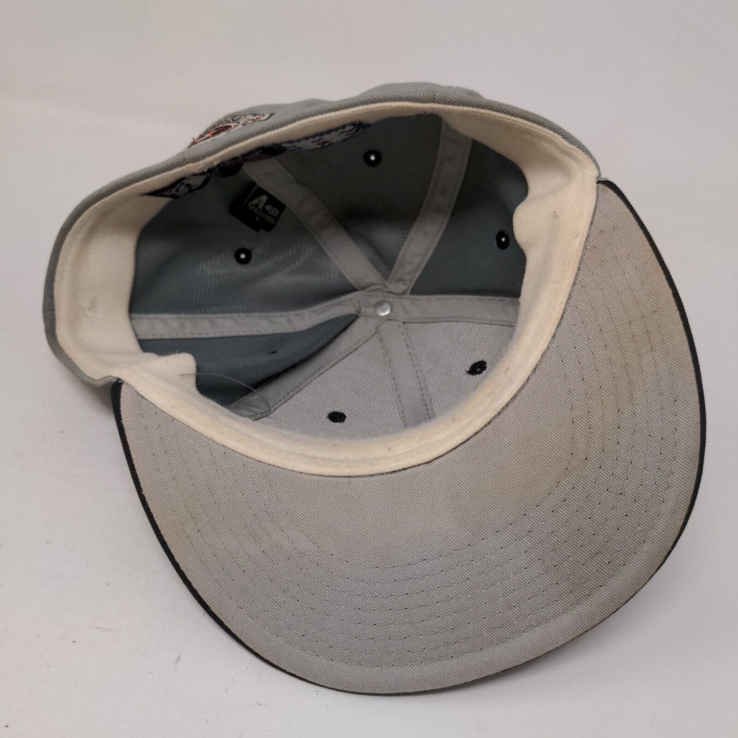 The Game Pro Fitted Hat Gray Small Embroidered I Star 5th Anniversary Logo