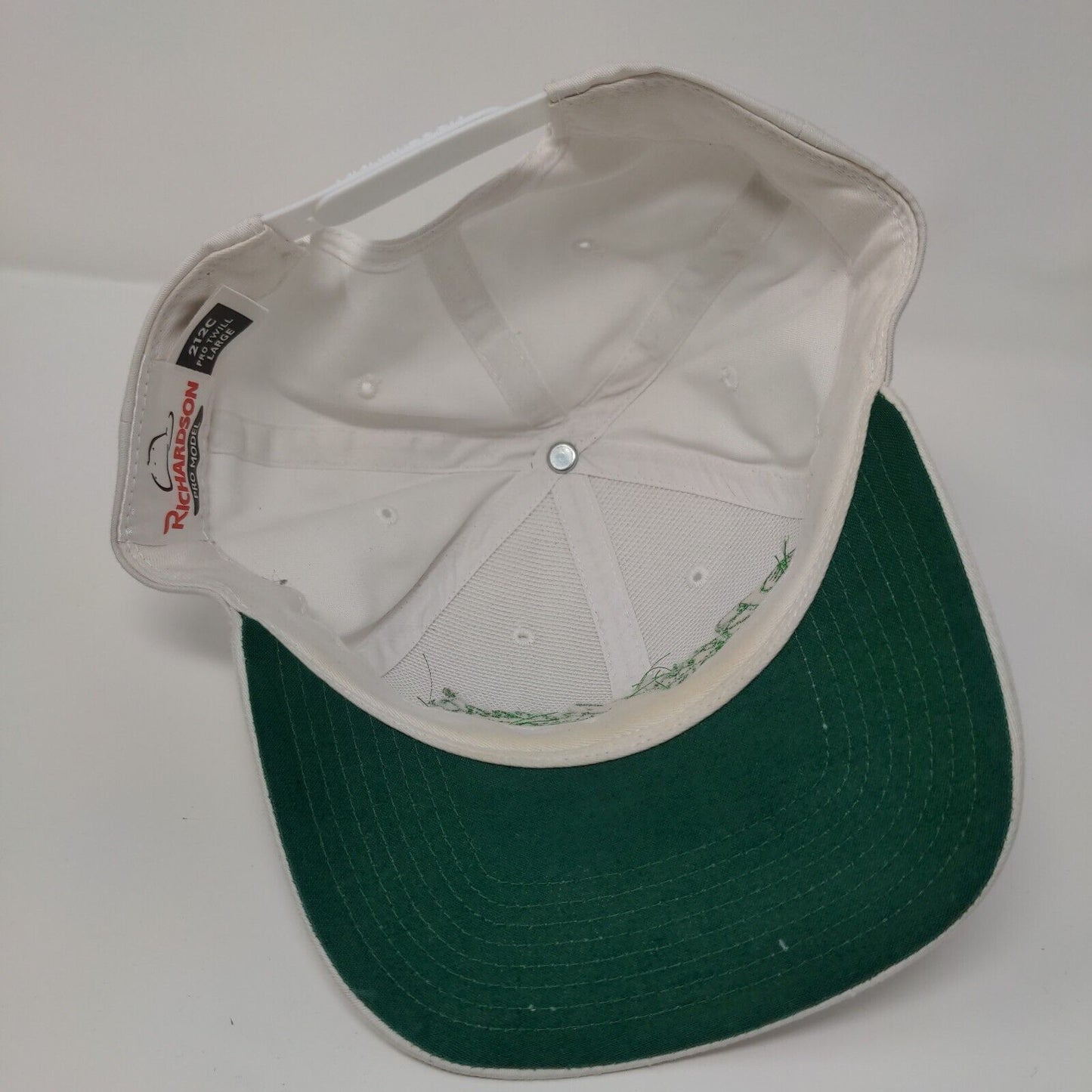 Boise Cascade BCI Snapback Hat White Large Embroidered Richardson