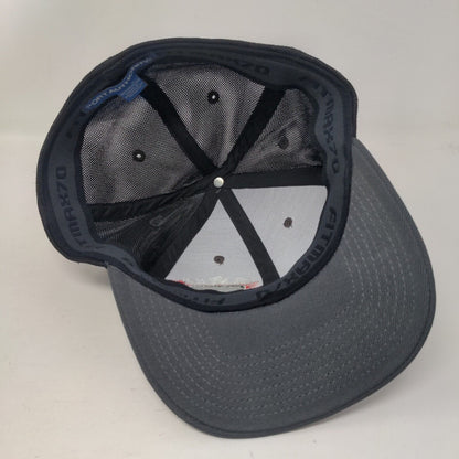 Canyon Honda Fitted Mesh Back Trucker Hat Gray L/XL Colorblock Fitmax 70