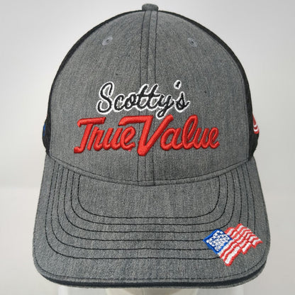 360 Apparel Baseball Cap Gray One Size Scotty's True Value Carquest Mesh Hat