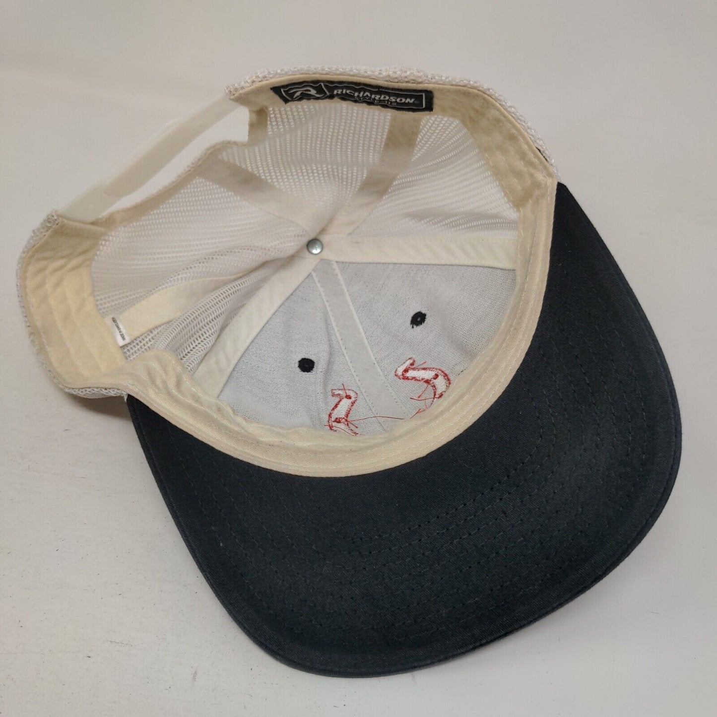 Richardson 112 Snapback Mesh Back Hat Black Indianapolis Colts NFL Logo