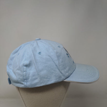 Bahamas Flip Flop Strapback Hat Blue OSFA Adjustable Embroidered Cotton