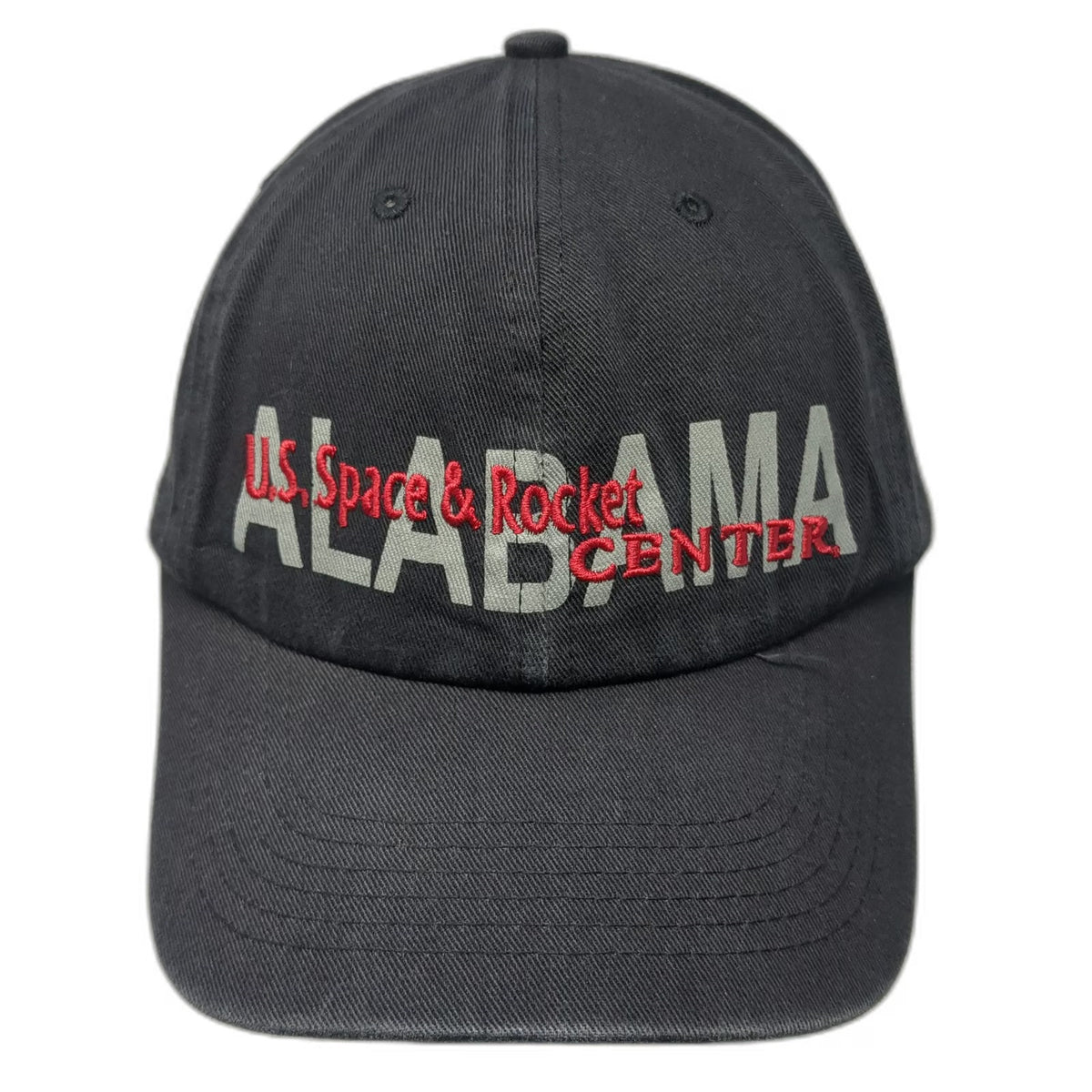 U.S. Space & Rocket Center Black One Size Baseball Cap Hat NASA Alabama Museum