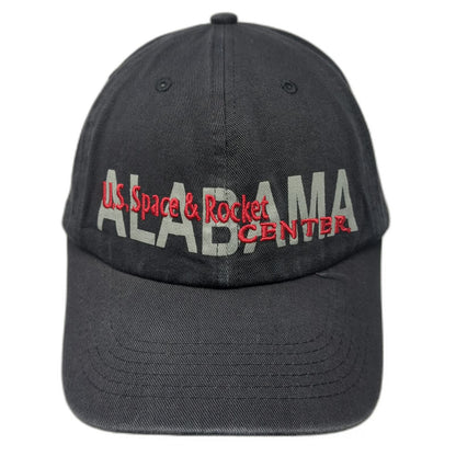 U.S. Space & Rocket Center Black One Size Baseball Cap Hat NASA Alabama Museum