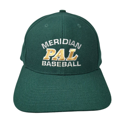 Meridian PAL Baseball Snapback Hat Green Large Adjustable Richardson