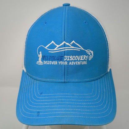 Richardson Trucker Hat Blue One Size Mesh Back Wildblue Discovery Fishing Gear