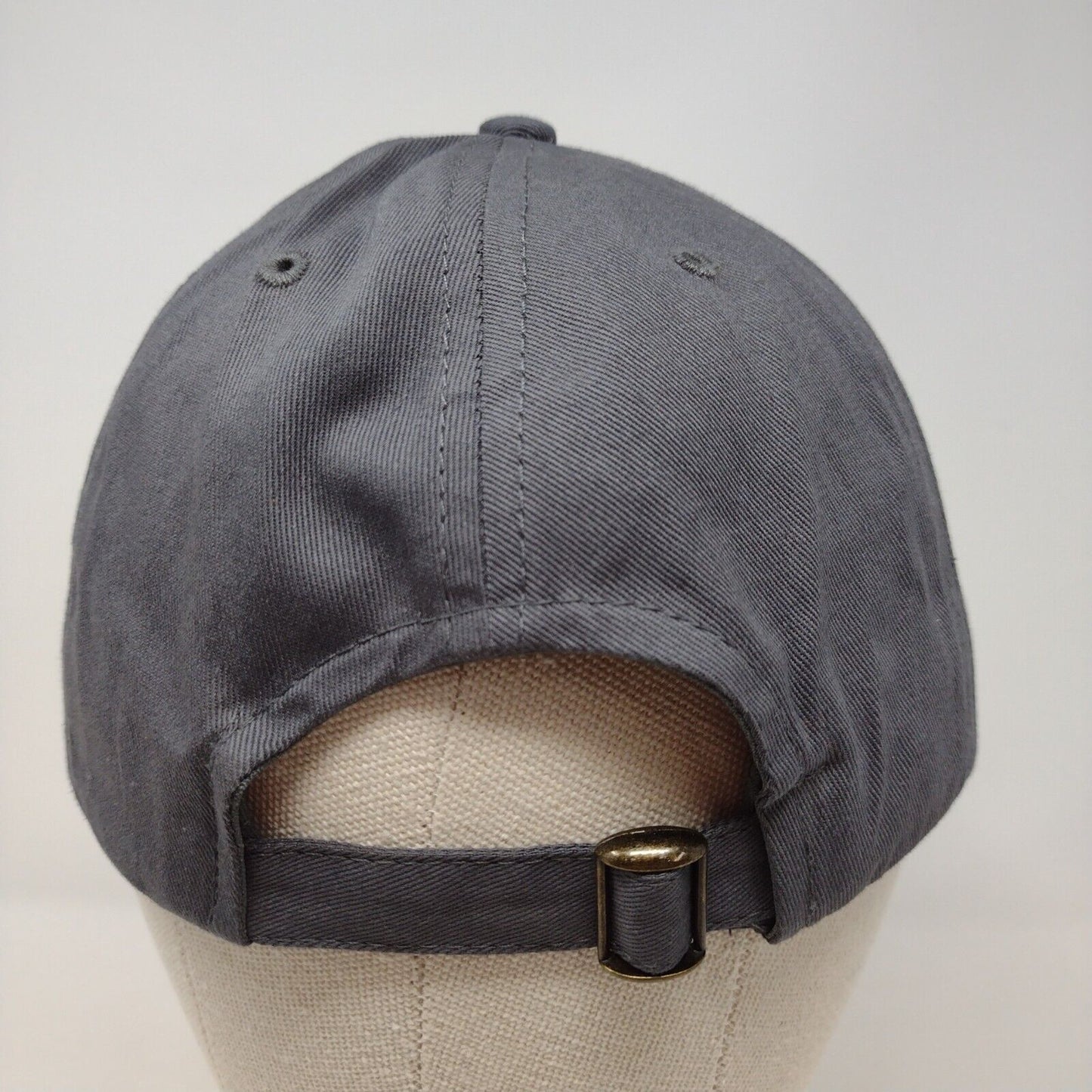 Cabela's Club Slideback Hat Solid Gray OSFM Adjustable Embroidered