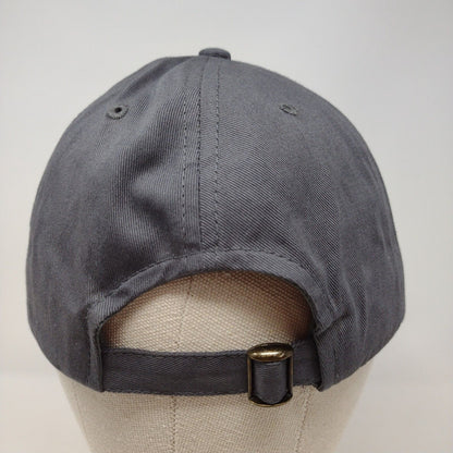 Cabela's Club Slideback Hat Solid Gray OSFM Adjustable Embroidered