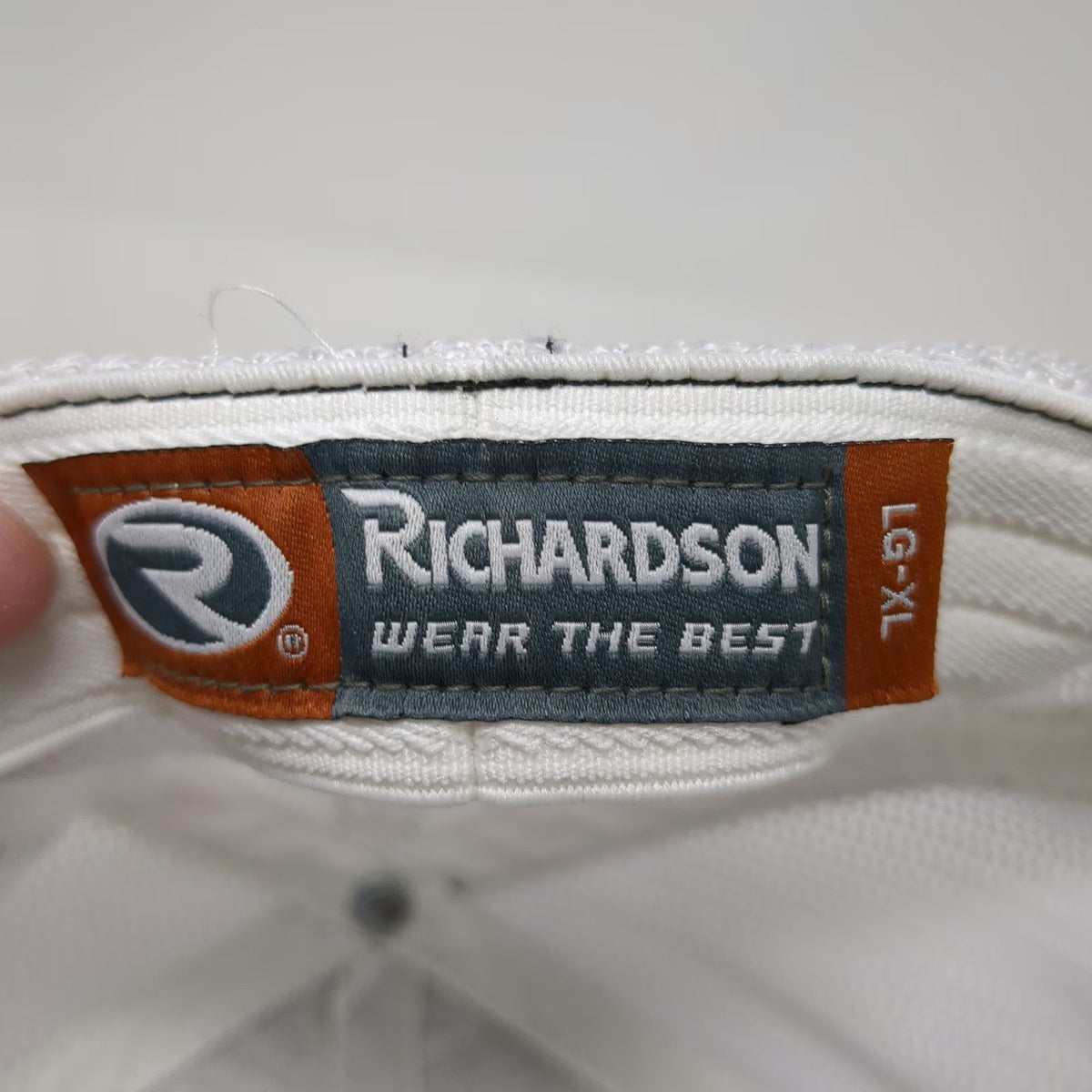 Richardson Baseball Cap Black XL Paulin Farms Corn Logo Mesh Back Hat Stretch