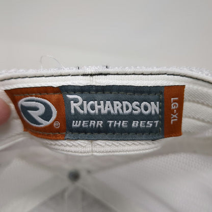 Richardson Baseball Cap Black XL Paulin Farms Corn Logo Mesh Back Hat Stretch