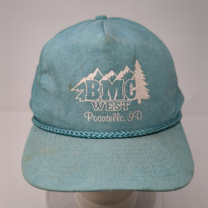 BMC West Pocatello ID Snapback Rope Hat Blue One Size Adjustable Cobra