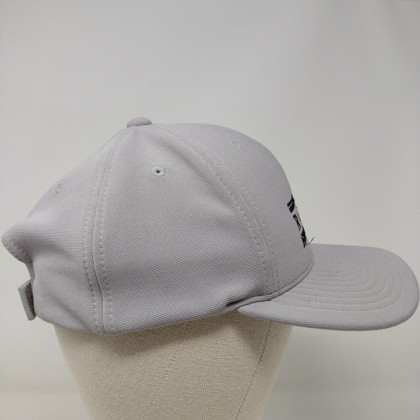Raiger4 Construction Strapback Hat Gray OSFA Adjustable M2 Pacific Headwear