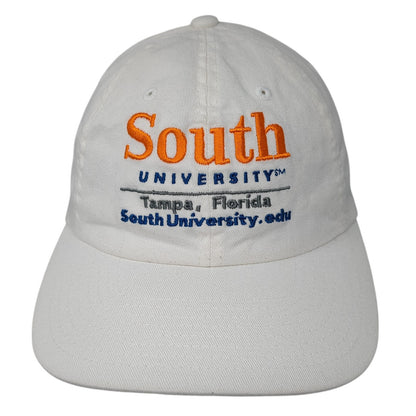 South University Tampa Florida Fitted Baseball Cap White XL Flexfit Yupoong