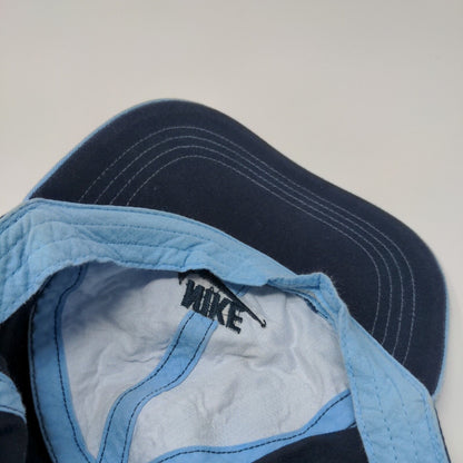 Nike Child Strapback Hat Blue One Size Adjustable Embroidered Swoosh Logo Cotton