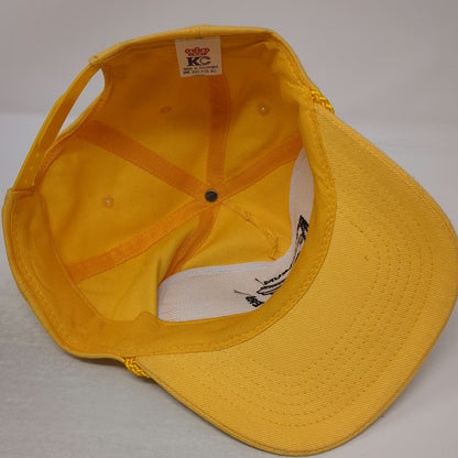 KC 5 Panel Yellow One Size Petroleum Helicopters Aviation Rope Brim Snapback Hat