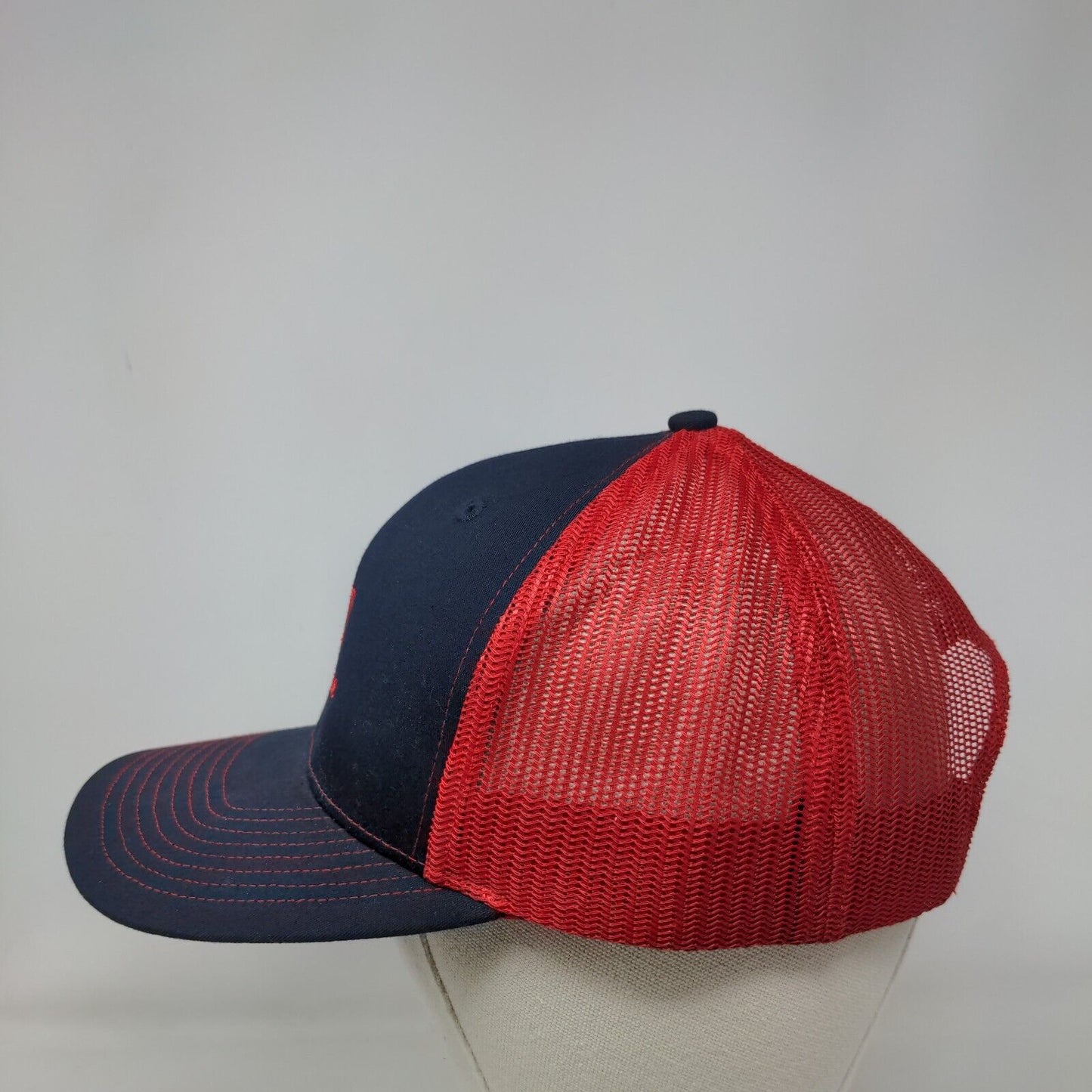RJS Invitational Strapback Trucker Hat Multicolor One Size Mesh Back