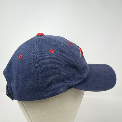 New England Patriots NFL Logo Athletic Blue Red Gray One Size Strapback Hat Cap
