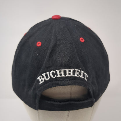 Buchheit Strapback Hat Black One Size Adjustable Embroidered Logo