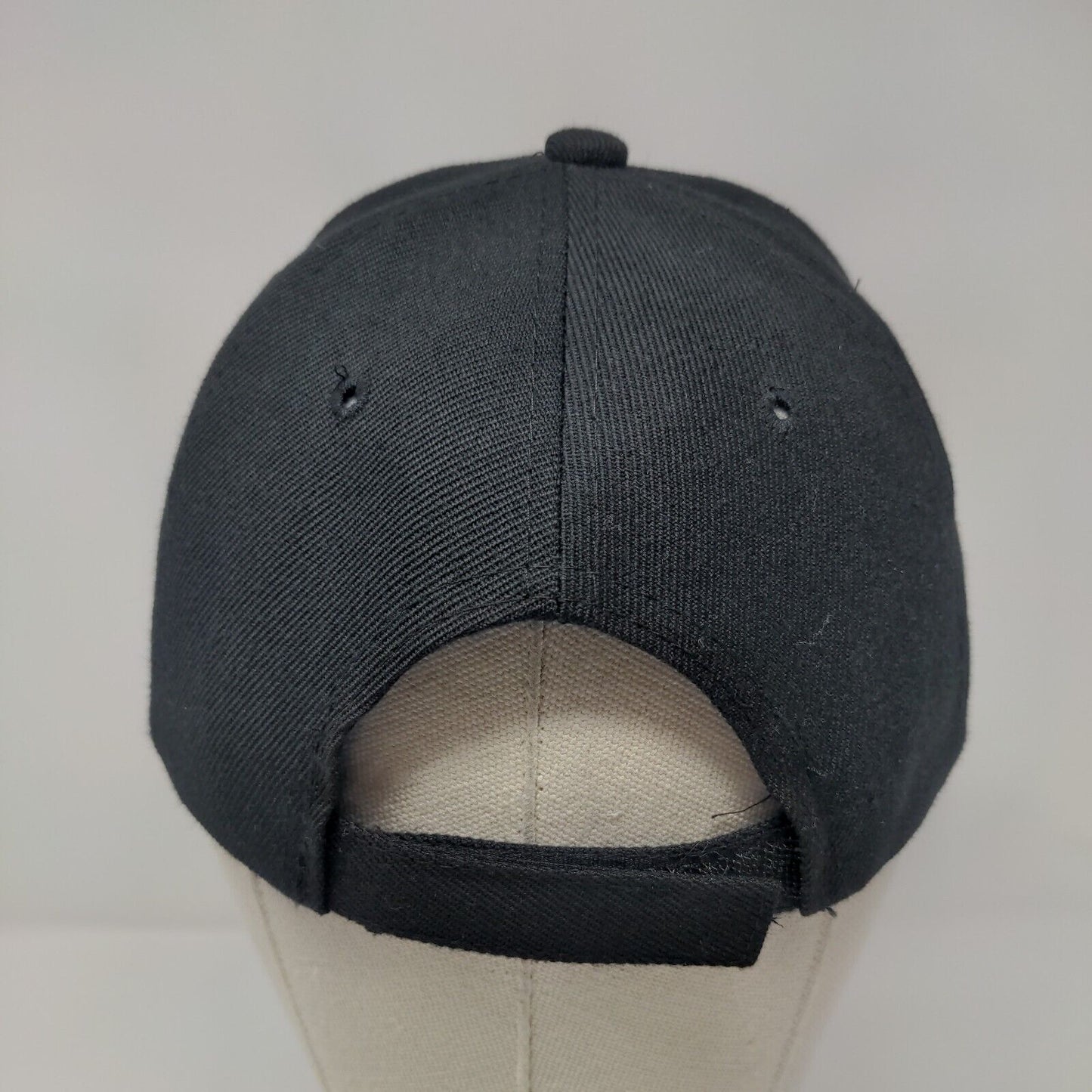 California Republic Strtapback Hat Black One Size Adjustable Embroidered Lanza