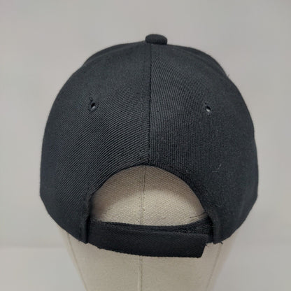 California Republic Strtapback Hat Black One Size Adjustable Embroidered Lanza