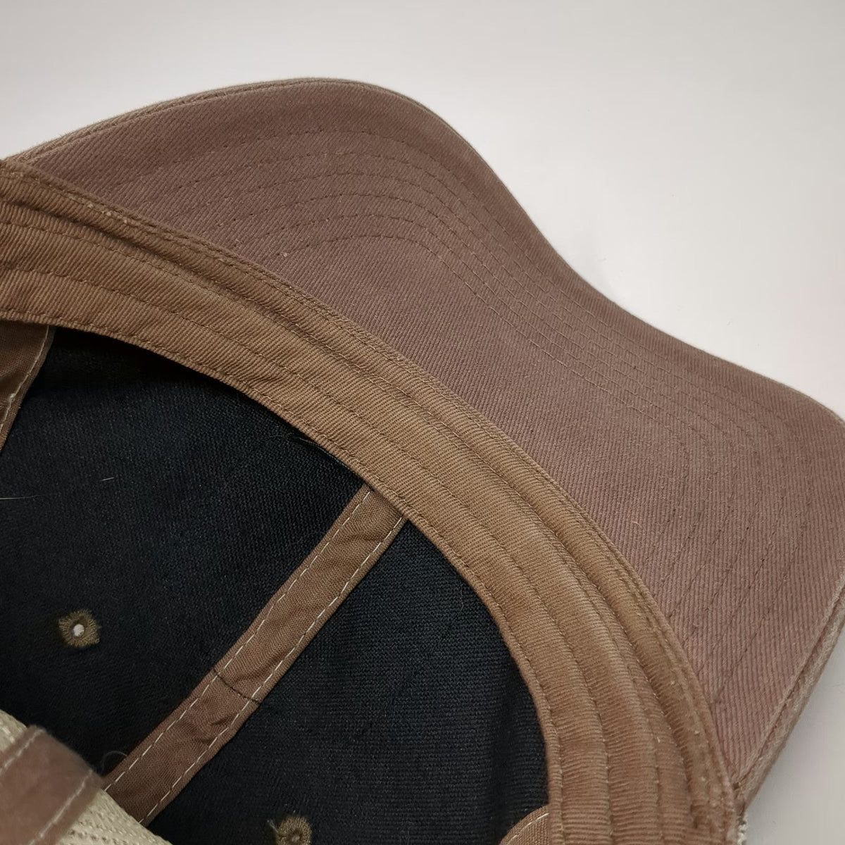 Sportsman Baseball Cap Brown One Size Block Island Rhode Island Hat Mesh Patch