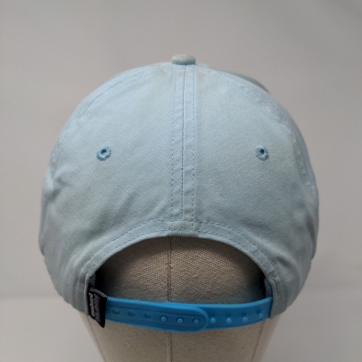 Patagonia Snapback Hat Blue OSFA Adjustable Embroidered 6 Panel Organic Cotton