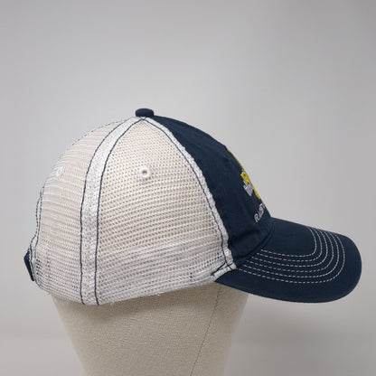 2021 Run Through It Strapback Trucker Hat Blue OSFA Race To Robie Creek