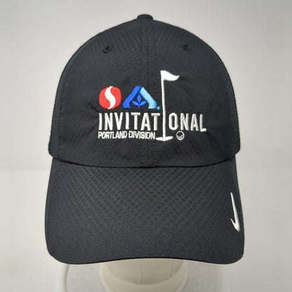 Invitational Portland Division Strapback Hat Black OS Adjustable Nike Dri-Fit