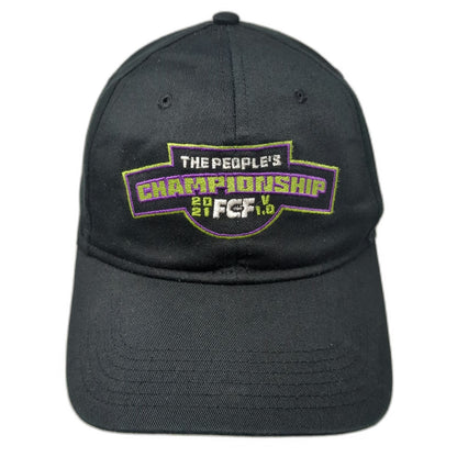 Otto Snapback Hat Black One Size FCF People's Championship 2021 Embroidered