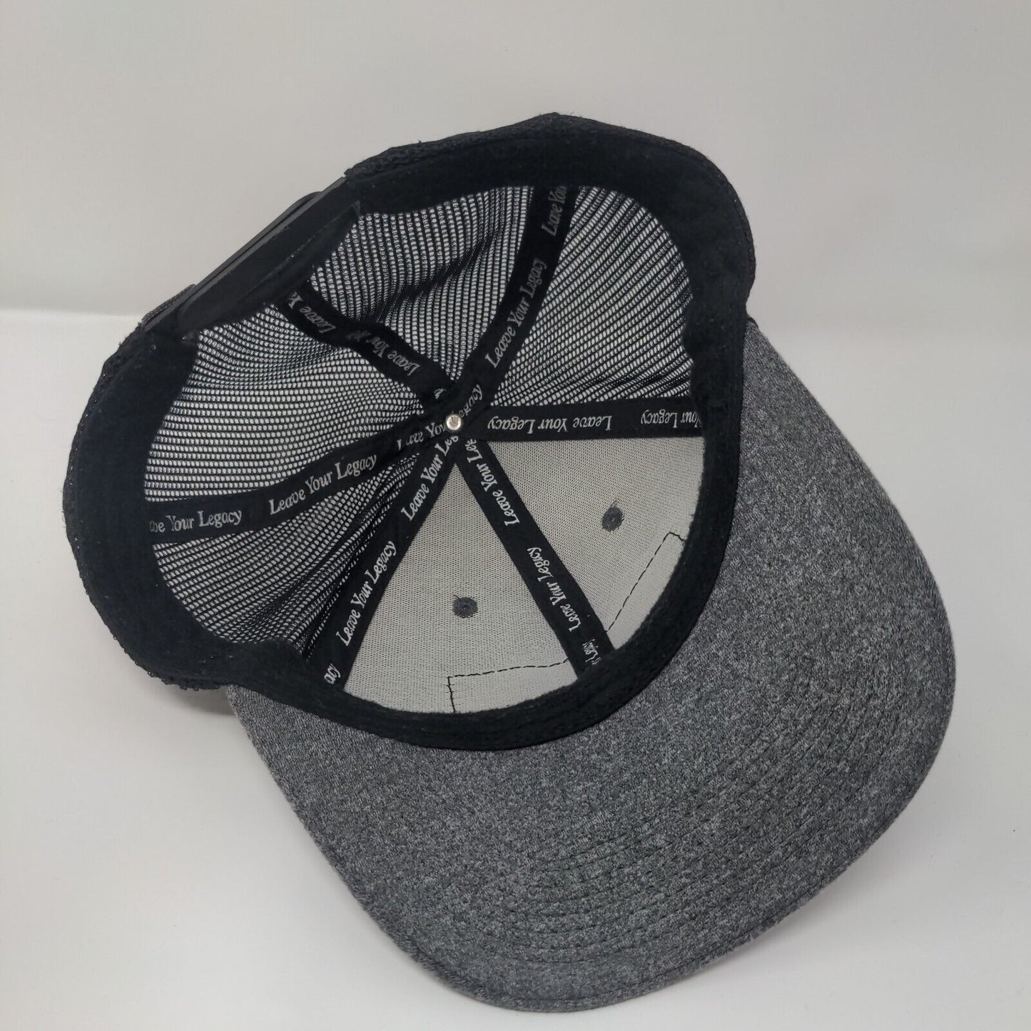 Dad Vibes Snapback Trucker Hat Gray One Size Adjustable Mesh Back 6 Panel