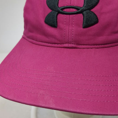 Under Armour Baseball Cap Pink One Size UA Golf Embroidered Adjustable Hat