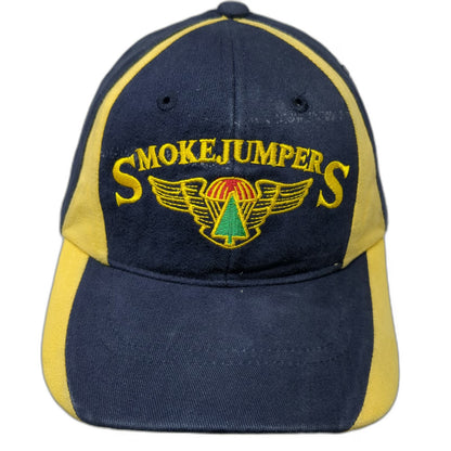 Smokejumpers Baseball Cap Blue One Size Embroidered Parachute Logo Cotton Hat