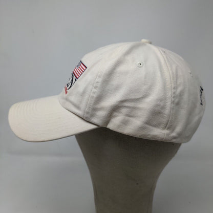 USGA Men's Slideback Hat Tan Embroidered US Open 2003 Olympia Fields Vintage