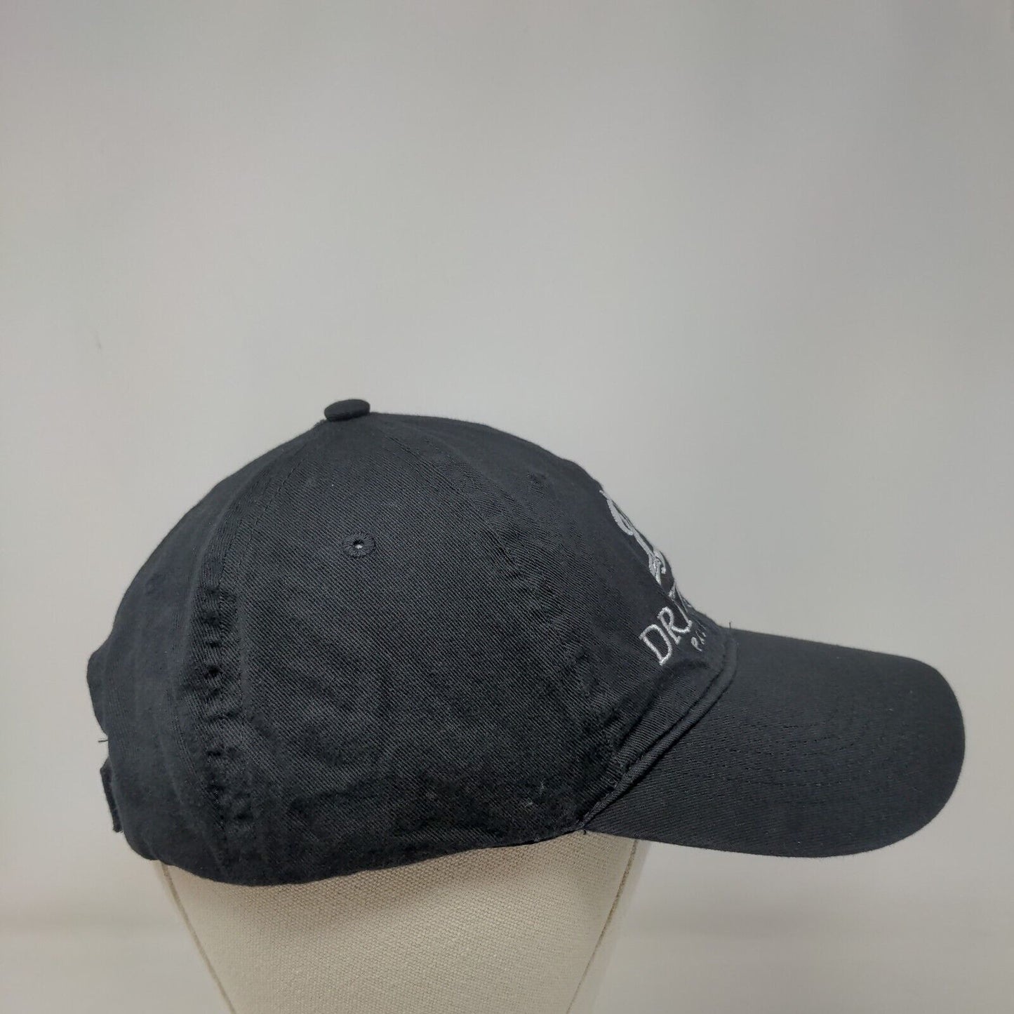 Driftwood Palm Harbor Strapback Hat Black One Size Embroidered Big X