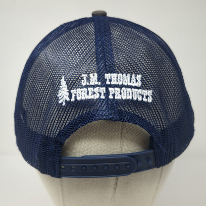 J.M Thomas Forest Products Trucker Hat Multi OS Adjustable Mesh Port Authority