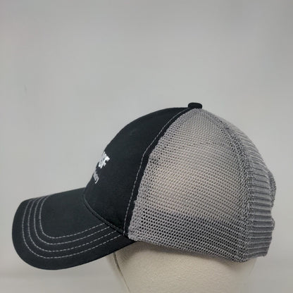 O-BASF We Create Chemistry Snapback Trucker Hat Black M/L Mesh Back
