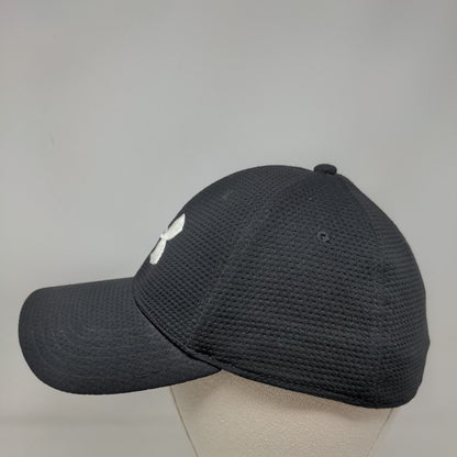 Under Armour Men's Fitted Hat Black Large/XL Embroidered Logo Mesh