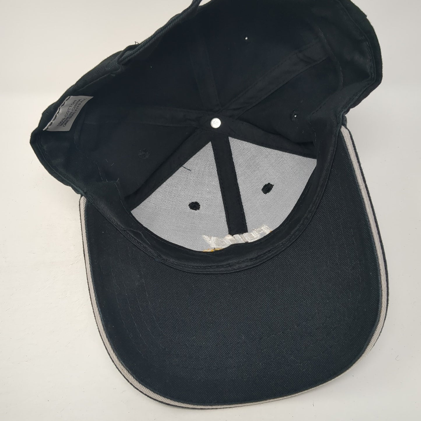 Foley Industries MVP 25 Slideback Baseball Cap Black One Size Adjustable Cotton