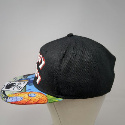 Bioworld Snapback Black One Size SpongeBob DoodleBob Me Hoy Minoy Graphic Hat