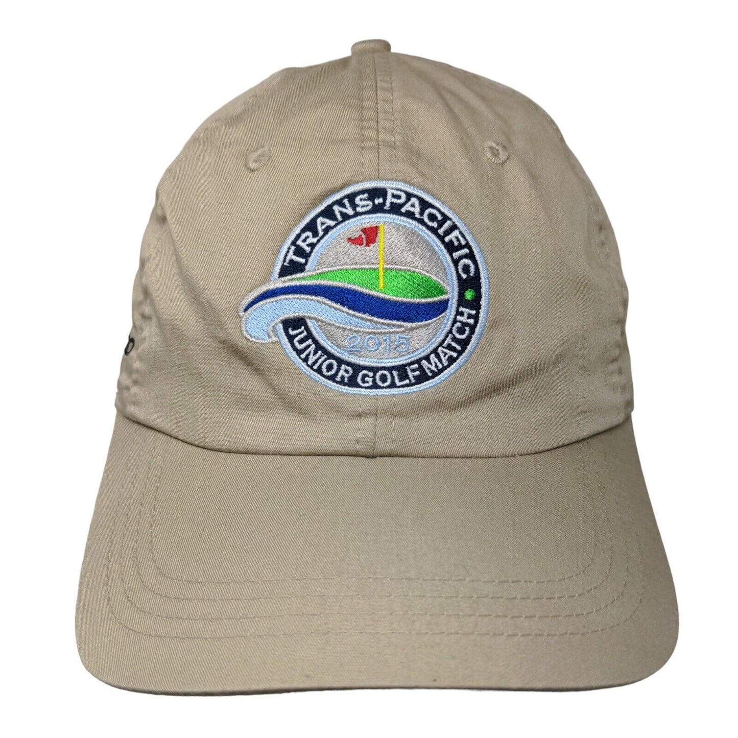 Trans Pacific Junior Golf Match 2015 Strapback Hat Tan One Size Ahead