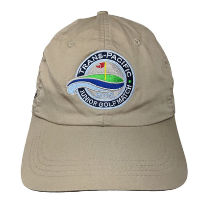 Trans Pacific Junior Golf Match 2015 Strapback Hat Tan One Size Ahead