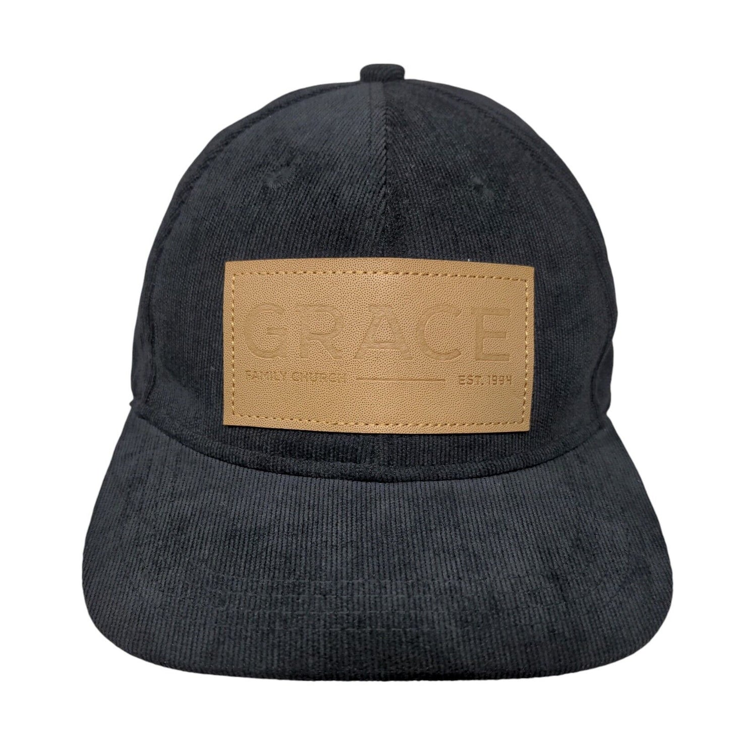 Grace Family Church Est. 1994 Snapback Hat Black One Size Adjustable 6 Panel