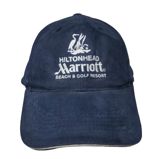 Hilton Head Marriott Beach & Golf Resort Slideback Hat Blue One Size