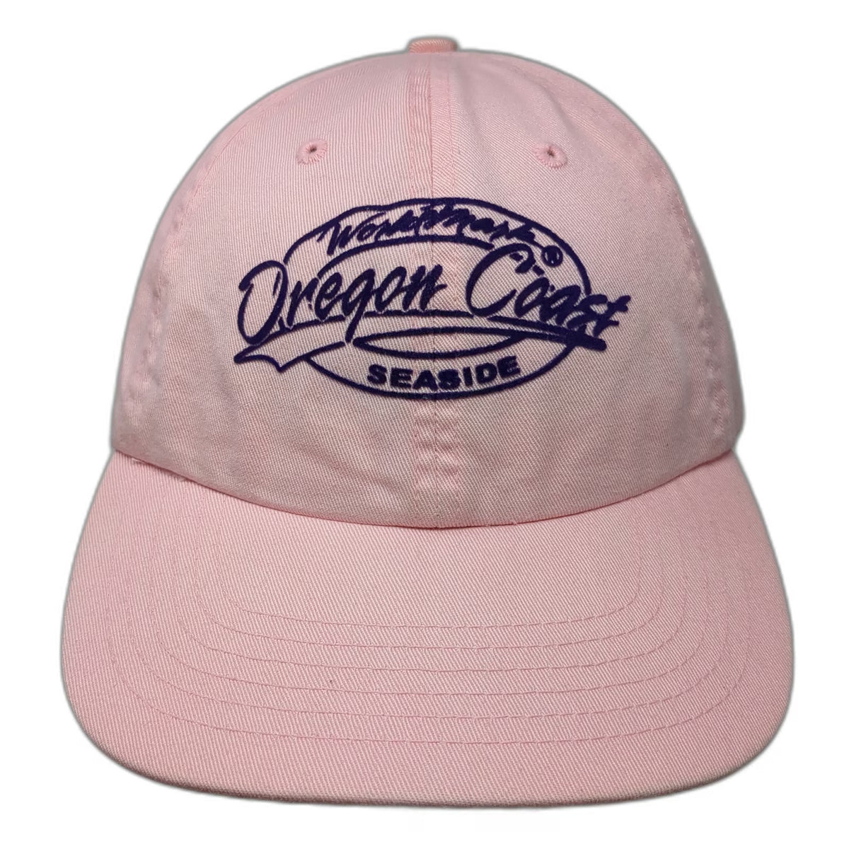 Oregon Coast Seaside Pink One Size Baseball Cap Slideback Cotton Graphic hat