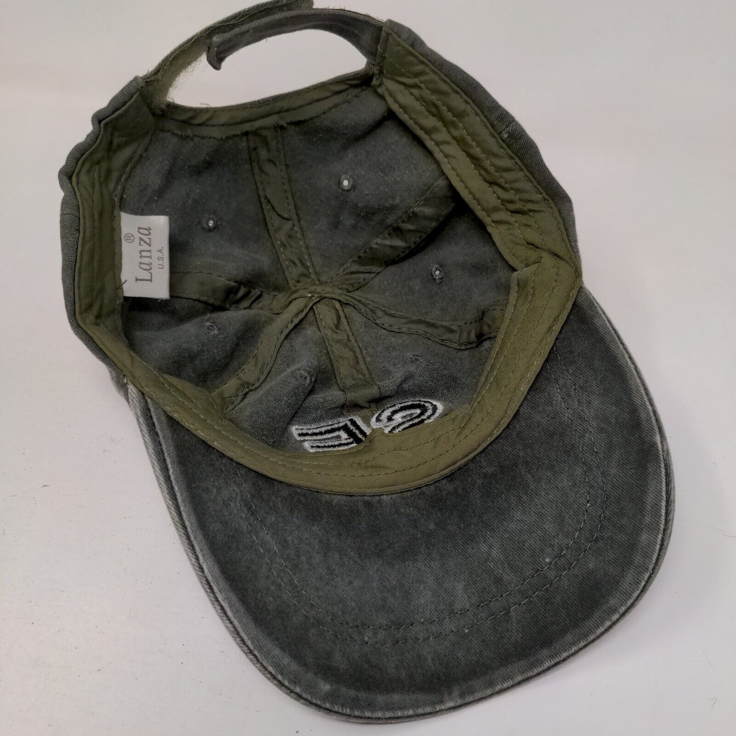 San Francisco California Strapback Hat Green One Size Adjustable Embroidered